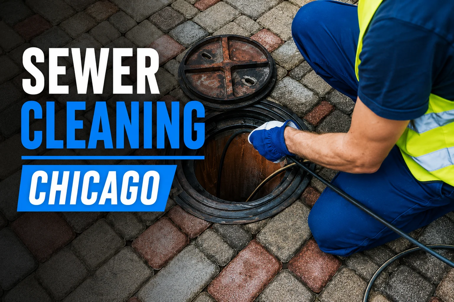 Sewer Cleaning Chicago Drain Inspection Service Technician